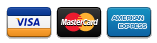 Visa, Mastercard, American Express